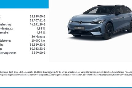 VW ID.7 10.429 km 55.999 &euro; Leinefelde-Worbis/DE 37327
