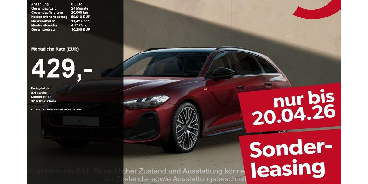 Audi A5 9.200 km 57.840 &euro; Wackersdorf 92442