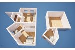 Erdgeschoßwohnung Leipzig Ost - 2 Zimmer, 72 m&sup2;, 109.500&euro; | Angebot:25611804