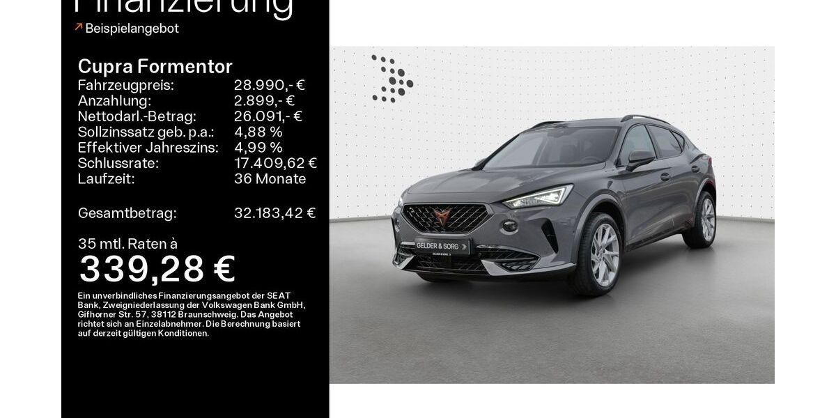 Cupra Formentor 59.200 km 28.990 &euro; Haßfurt 97437