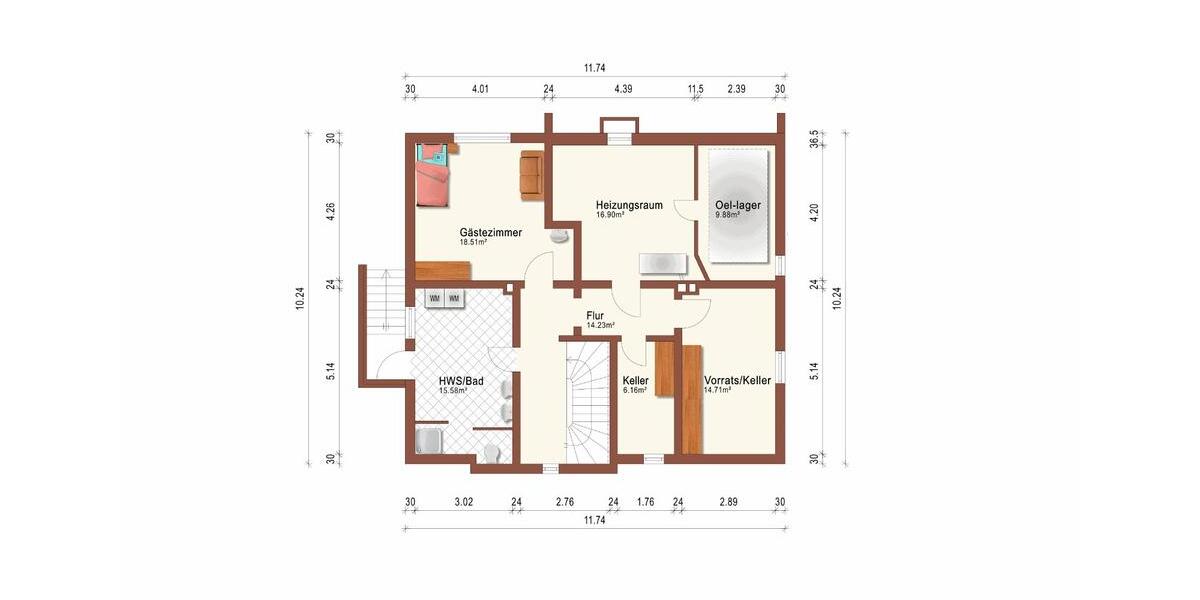 Einfamilienhaus Uetze - 7 Zimmer, 210 m&sup2;, 415.000&euro; | Angebot:26019558