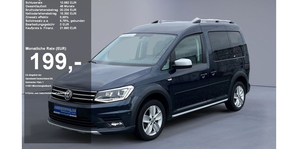 VW Caddy 73.558 km 21.890 &euro; Stollberg 09366