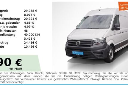 VW Crafter 94.350 km 29.393 &euro; Nürnberg 90441