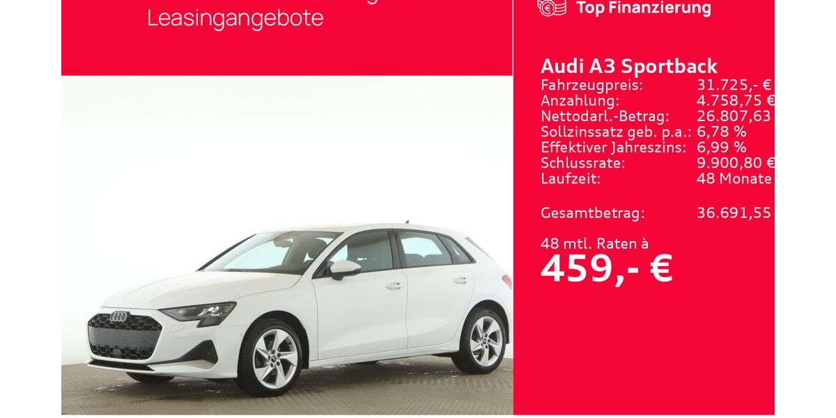 Audi A3 14.892 km 31.725 &euro; Seevetal 21217