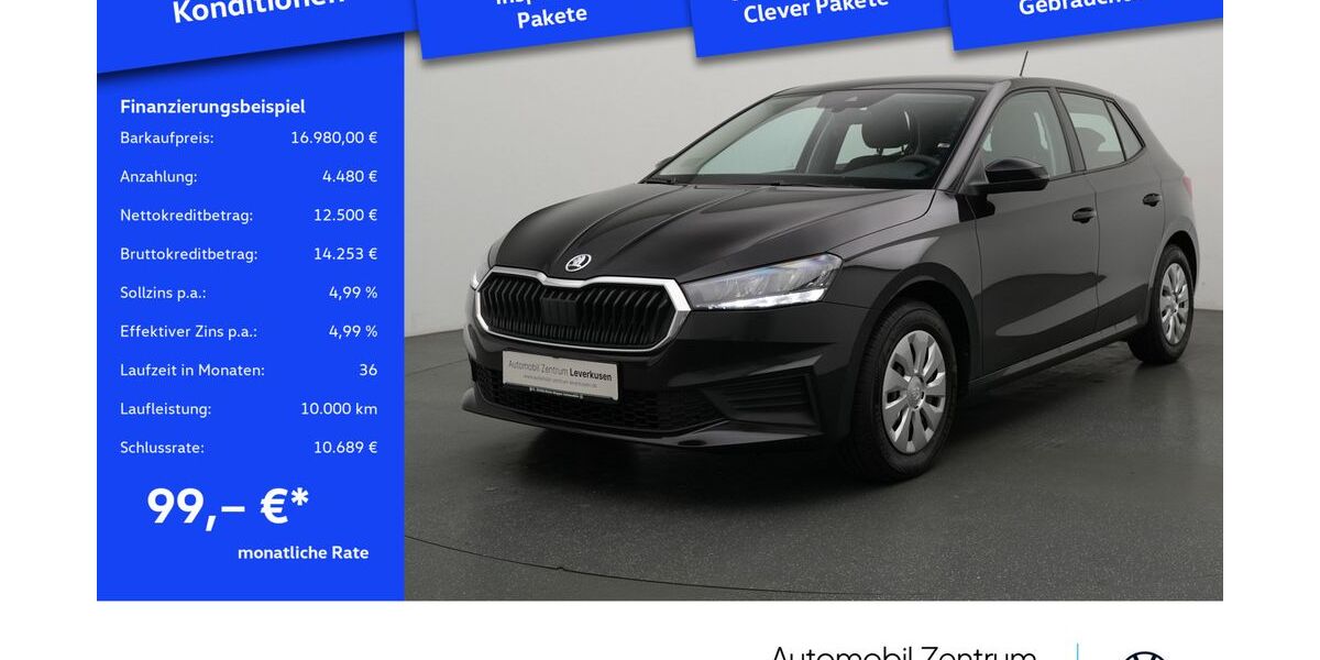 Skoda Fabia 17.258 km 16.980 € Leverkusen 51379