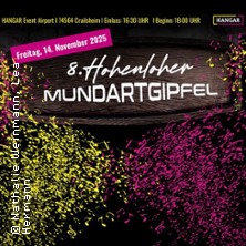 8. Hohenloher Mundartgipfel