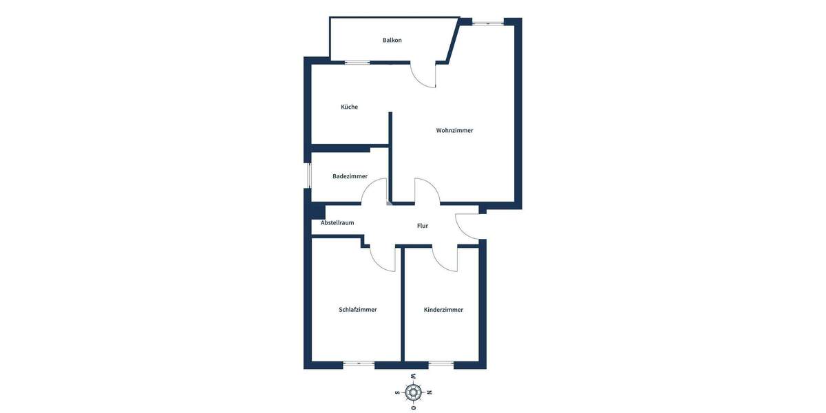 Etagenwohnung Machern - 3 Zimmer, 76 m&sup2;, 160.000&euro; | Angebot:25677556
