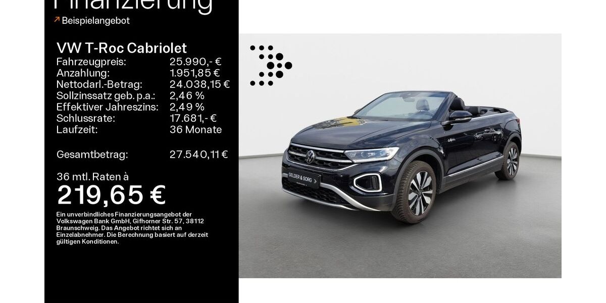 VW T-Roc 15.100 km 25.990 &euro; Coburg 96450