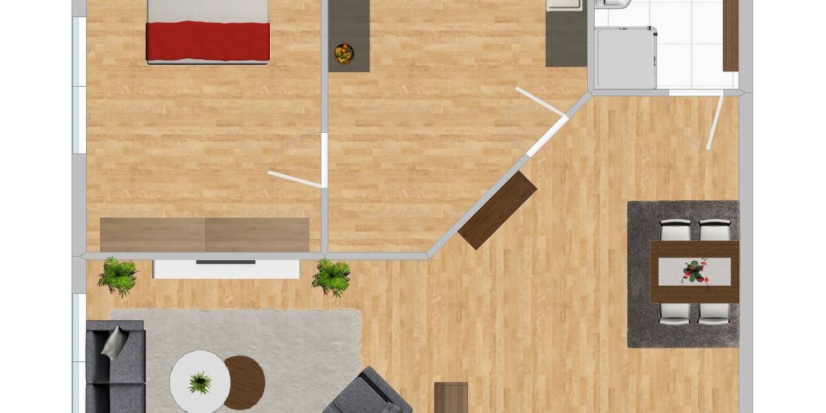 2-Zimmer-Dachgeschoss-Wohnung mit hohen Decken in Oberpleis - Dachgeschoßwohnung Königswinter Oberpleis | Angebot:26531230