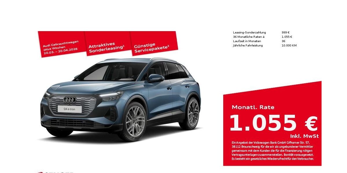 Audi Q4 e-tron 7.920 km 66.500 &euro; Lübeck 23556
