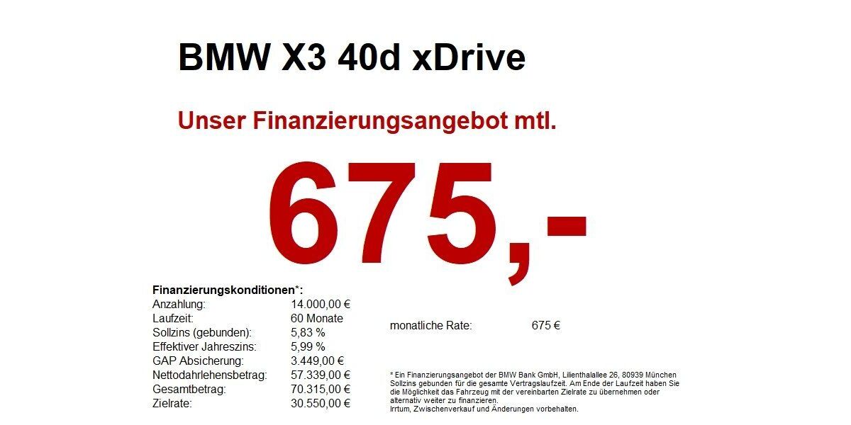 BMW X3 13.561 km 67.888 &euro; Heilbronn 74074