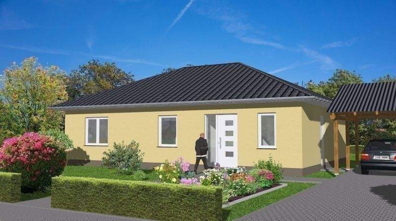 Wie wär es mit einem Bungalow? ( individuelles Architektenhaus ) in Traumlage in Panketal ! im Alleinauftrag