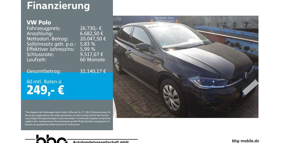 VW Polo 27.350 km 26.730 &euro; Rottweil 78628