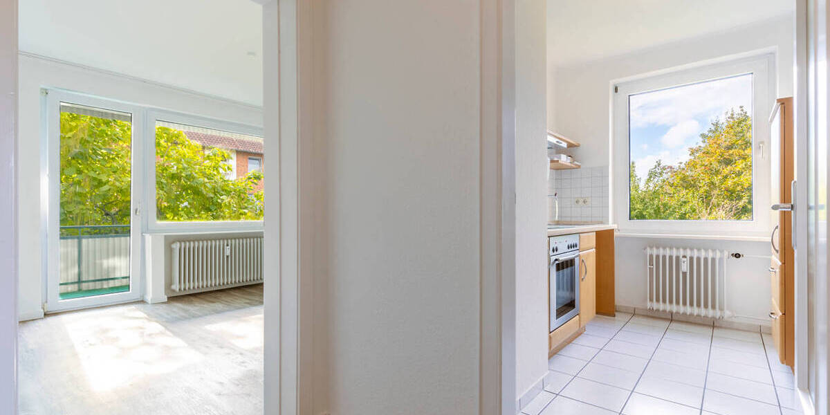 Etagenwohnung Lüneburg Kreideberg - 2 Zimmer, 49 m&sup2;, 190.500&euro; | Angebot:25737717