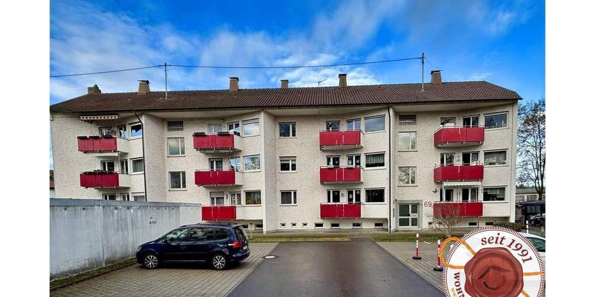 Helle 3-Zimmer-Wohnung in ruhiger & idylllischer Stadtrandlage von Balingen 3 zimmer