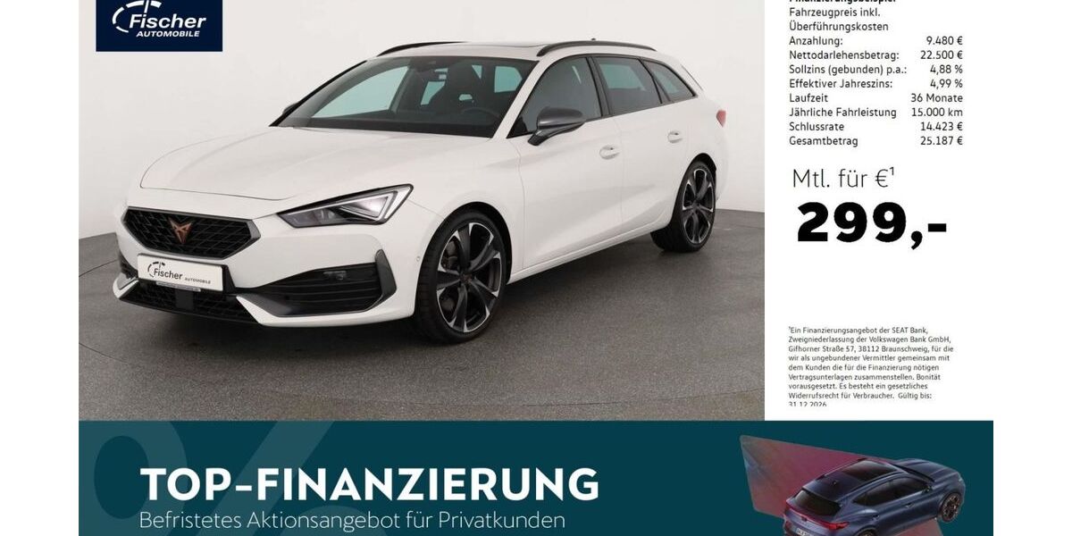 Cupra Leon 33.297 km 31.980 &euro; Neumarkt 92318