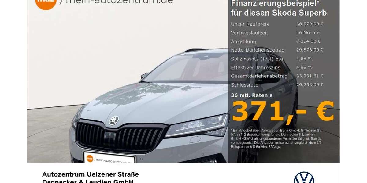 Skoda Superb 49.826 km 36.970 &euro; Lüneburg 21335