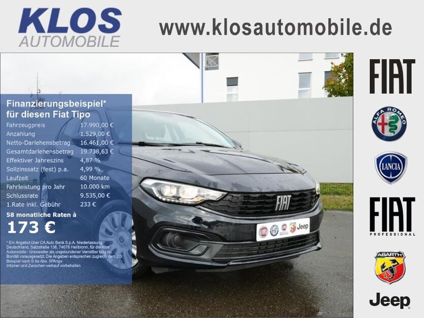 Fiat Tipo 9.200 km 17.490 € Marpingen 66646