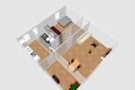 Etagenwohnung Domsühl - 3 Zimmer, 65 m&sup2;, 375&euro; | Angebot:26075540