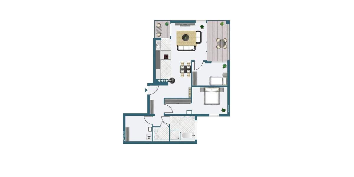 Etagenwohnung Illertissen - 3 Zimmer, 108 m&sup2;, 1.350&euro; | Angebot:25167027