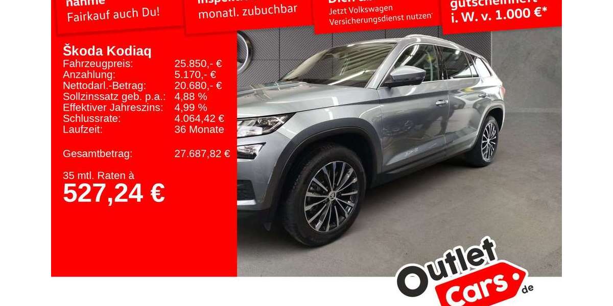 Skoda Kodiaq 48.190 km 25.850 &euro; Frankfurt 60326
