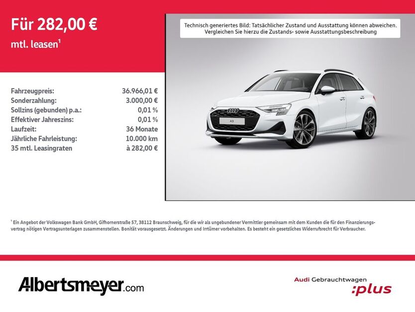 Audi A3 7.986 km 36.966 € Nordhausen 99734