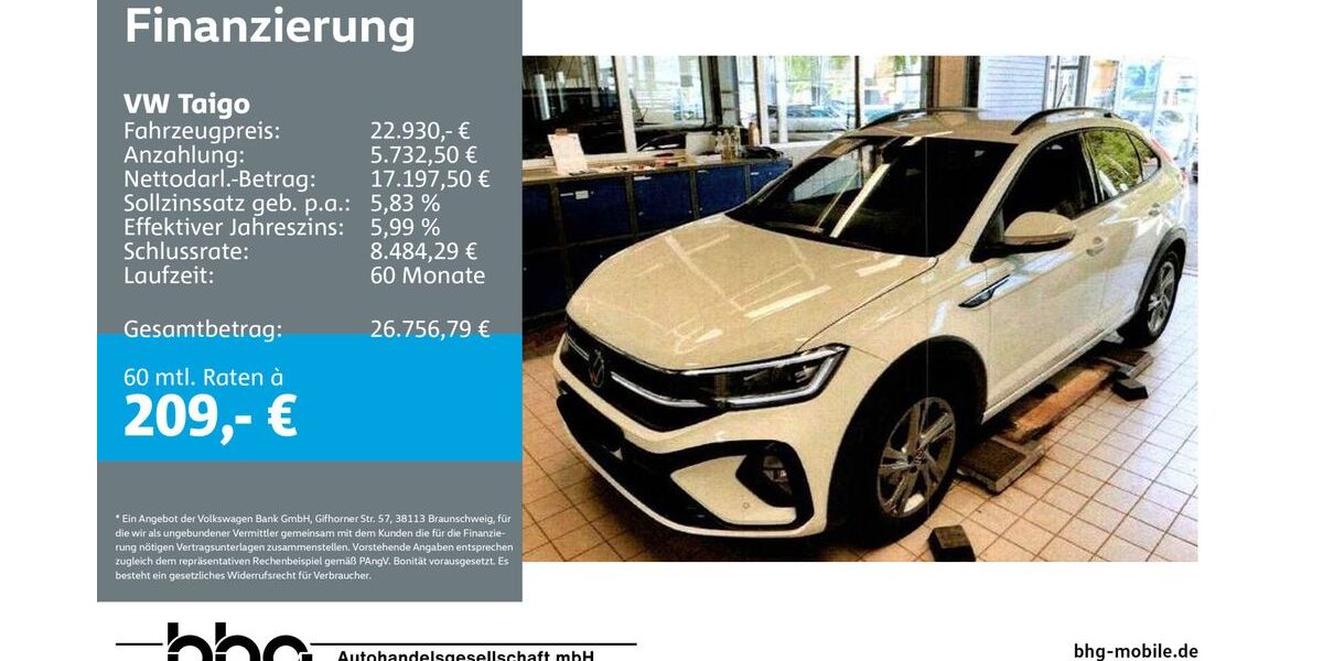 VW Taigo 30.183 km 22.930 &euro; Albstadt 72458