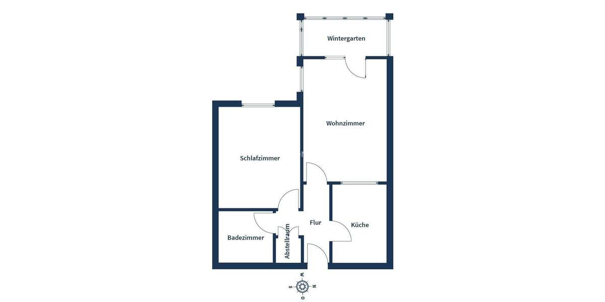Erbbaurecht: Gemütliche Etagenwohnung mit Wintergarten in gefragter Umgebung von Bad Salzdetfurth 2 zimmer