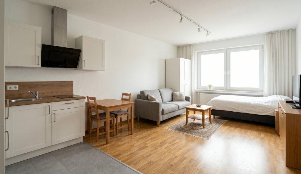 Etagenwohnung Stuttgart Luginsland - 1 Zimmer, 36 m&sup2;, 143.000&euro; | Angebot:26672718