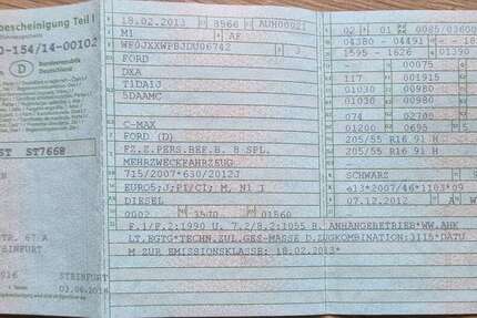 Ford C-Max 242.000 km 4.450 &euro; Steinfurt 48565