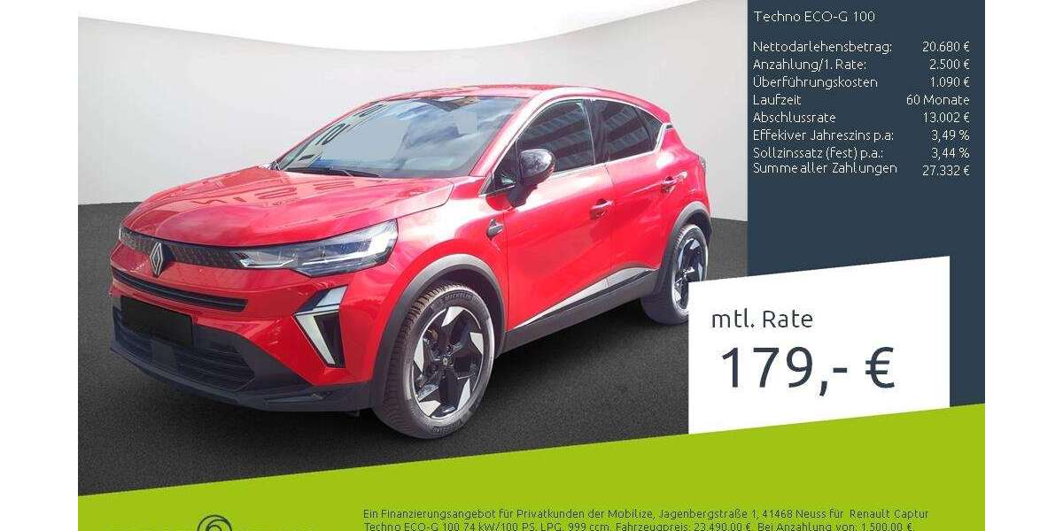 Renault Captur 2.182 km 23.180 &euro; Münster 48163