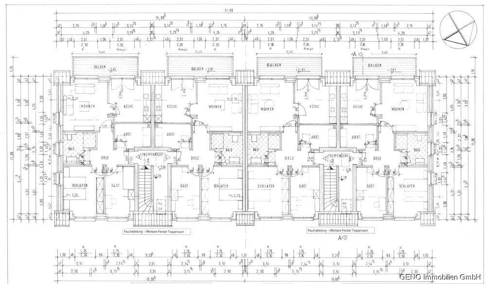 Etagenwohnung Berne / Bardenfleth Bardenfleth - 3 Zimmer, 70 m&sup2;, 239.000&euro; | Angebot:25247941