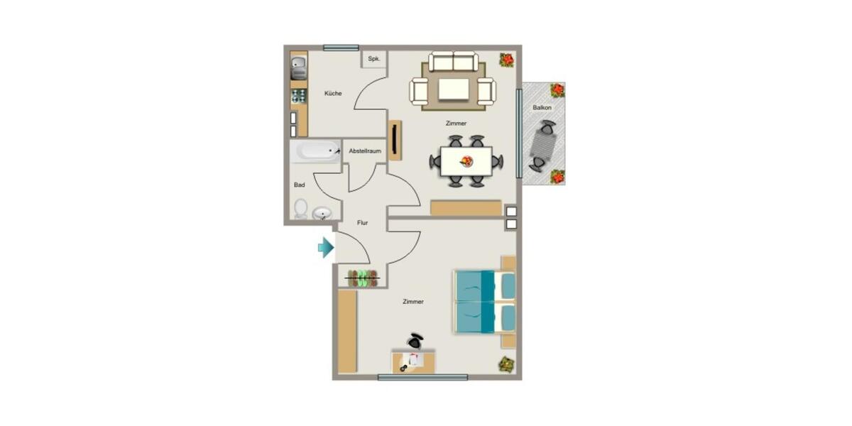 Kleine 2-Zimmer-Wohnung in Neukirchen-Vluyn Neukirchen für Sie! 2 zimmer