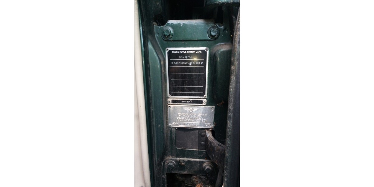 Bentley Turbo R 76.000 km 7.500 &euro; Hedersleben 06458