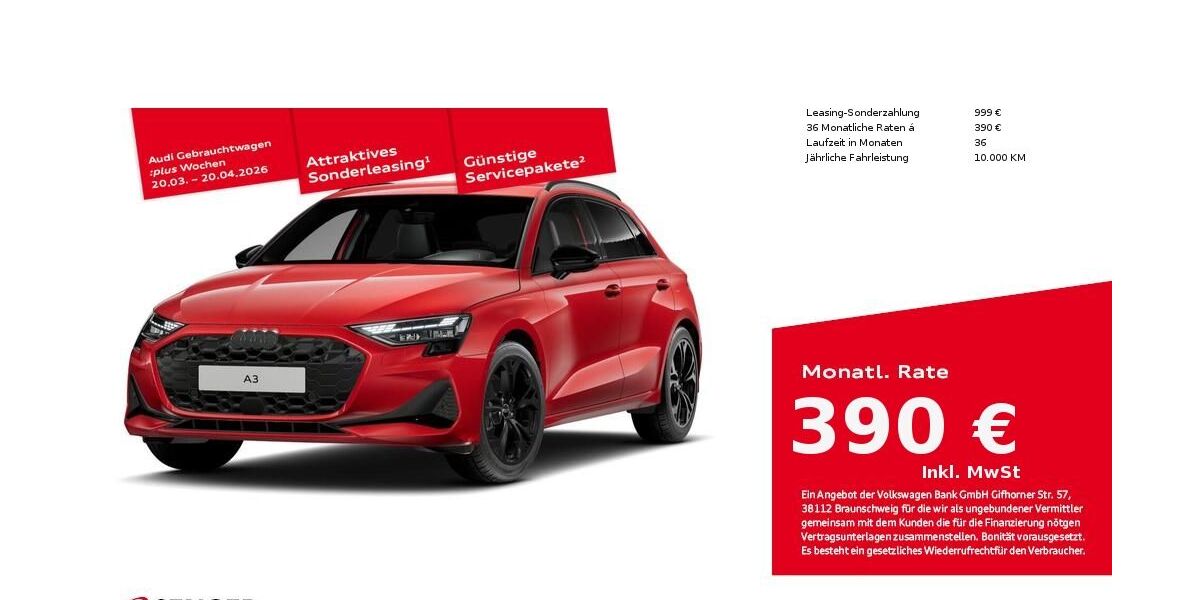 Audi A3 6.700 km 39.850 &euro; Bad Oldesloe 23843