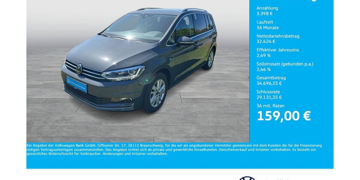 VW Touran 9.662 km 34.444 &euro; Unna 59423