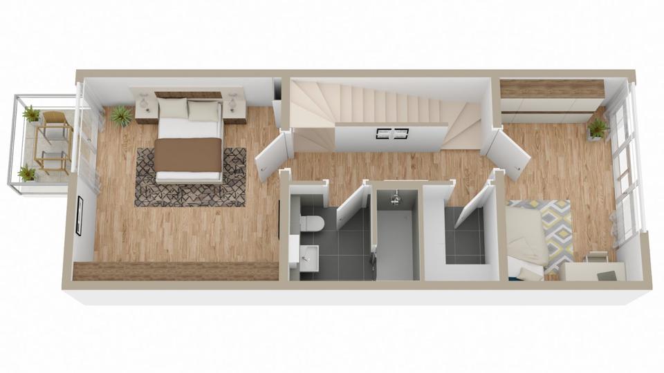 Reihenhaus Havixbeck - 3 Zimmer, 121 m&sup2;, 1.623&euro; | Angebot:23925533