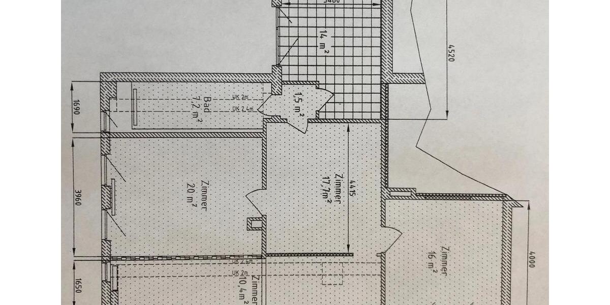 3 12 Zimmer Wohnung im 1. OG im gepflegten Altbau 3.5 zimmer