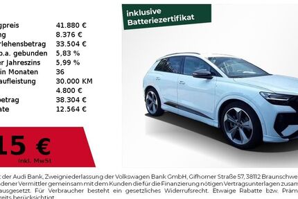 Audi Q4 e-tron 19.250 km 41.880 &euro; Nürnberg 90441