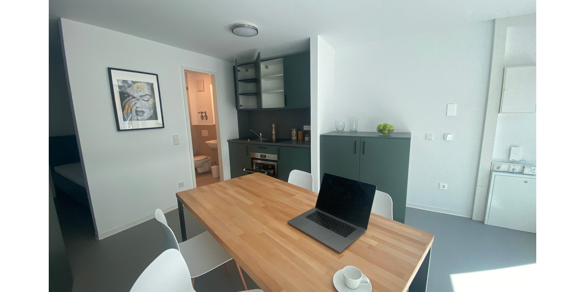 Schickes möbliertes Apartment für Berufseinsteiger & Studierende - rollstuhlgerecht| Suite Plus 1 zimmer