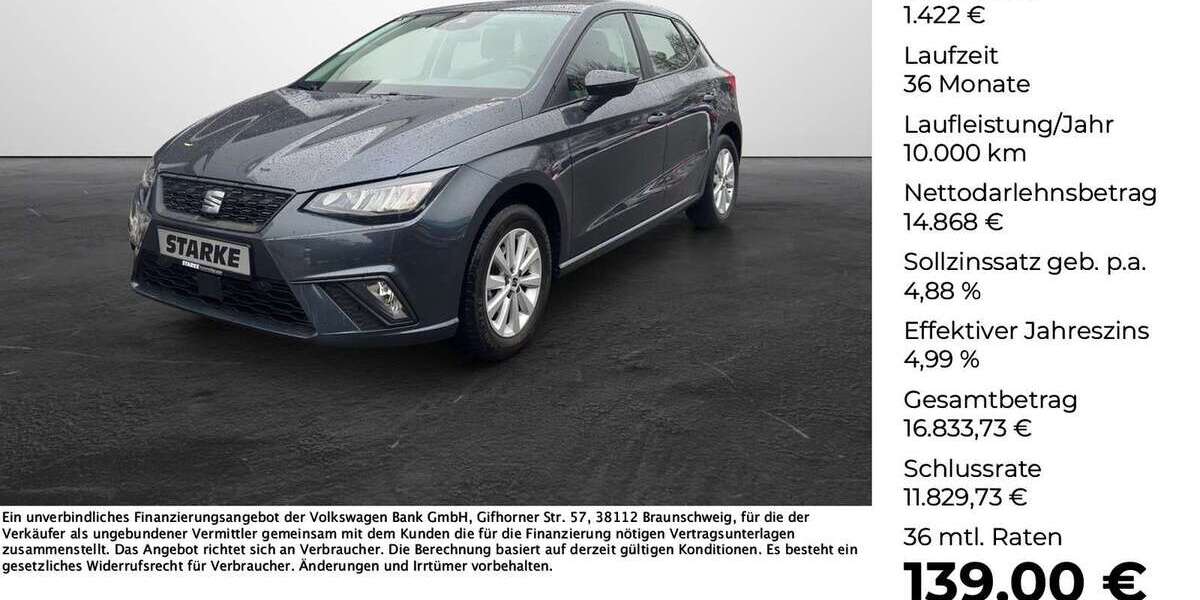 Seat Ibiza 17.655 km 16.290 &euro; Osnabrück 49078