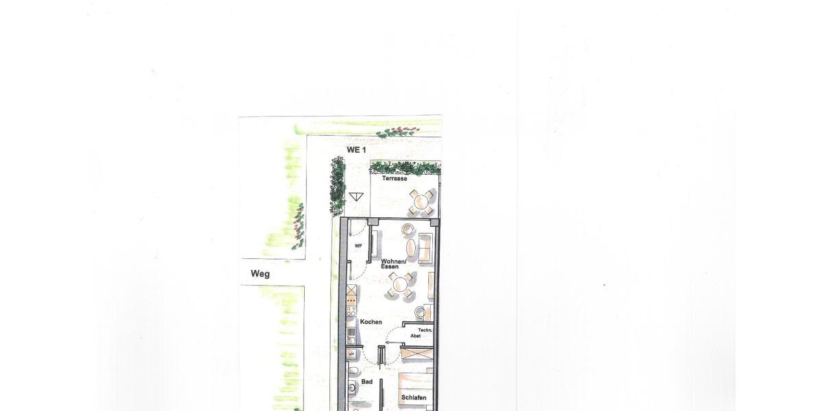 Erdgeschoßwohnung Geseke - 2 Zimmer, 56 m&sup2;, 590&euro; | Angebot:25961223