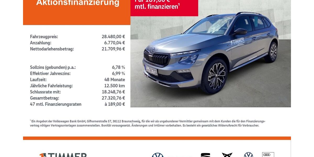 Skoda Kamiq 34.999 km 26.890 &euro; Meppen 49716