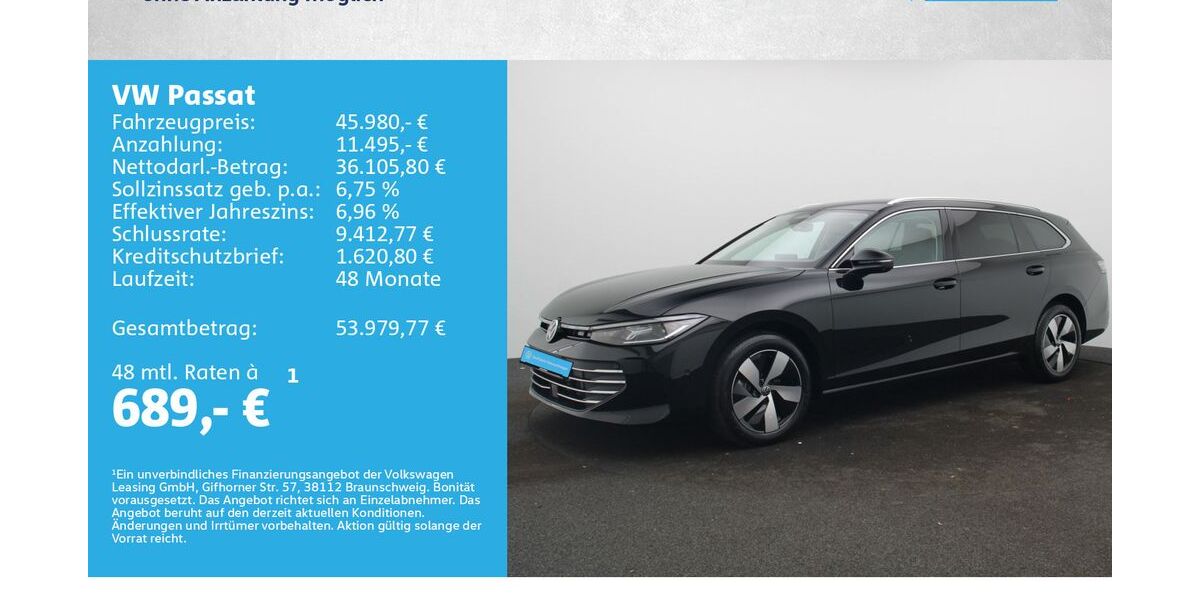 VW Passat 8.000 km 45.980 &euro; Würzburg 97076