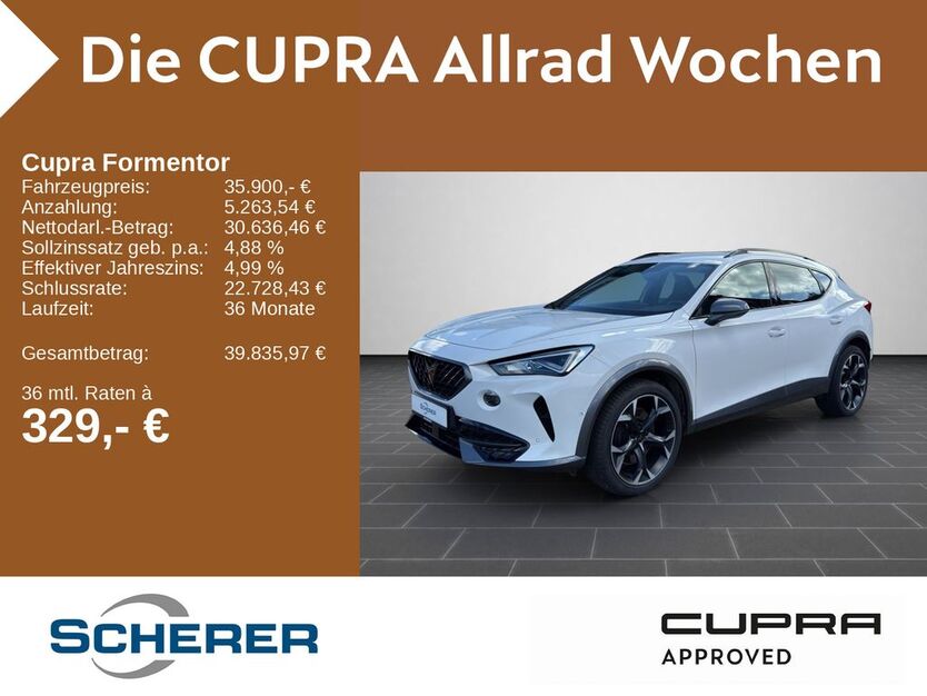 Cupra Formentor 17.434 km 34.900 € Kirkel 66459