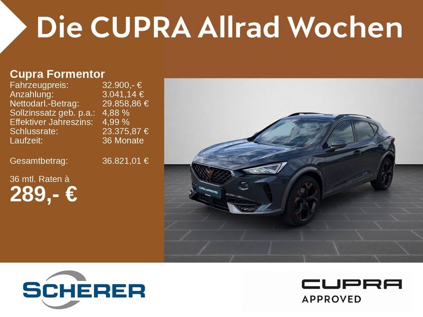 Cupra Formentor 15.605 km 32.990 € Simmern 55469