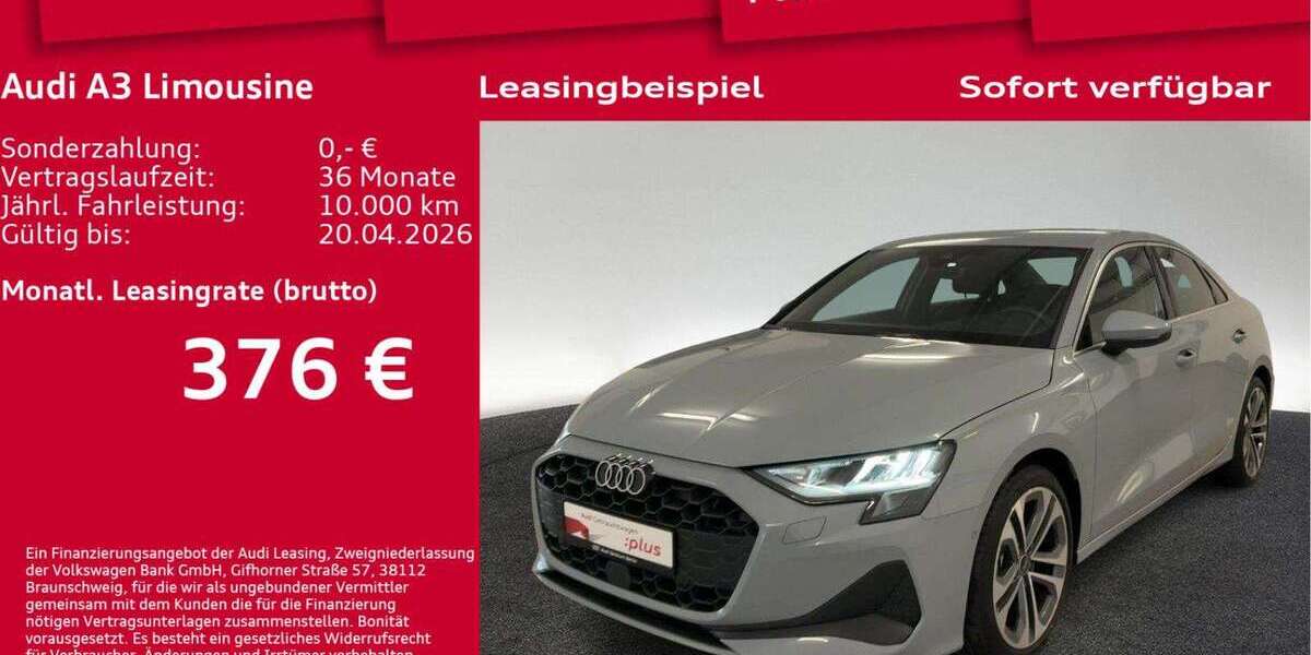 Audi A3 8.200 km 33.251 &euro; Berlin 12489