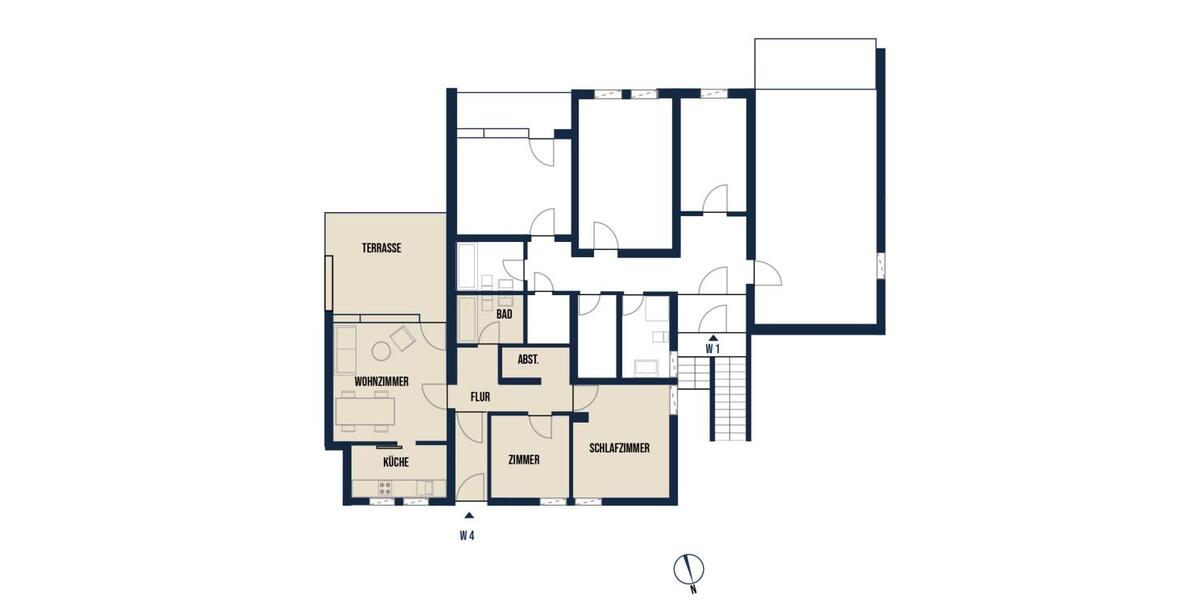Erdgeschoßwohnung Rosenheim Aising - 3 Zimmer, 76 m&sup2;, 449.900&euro; | Angebot:26847674