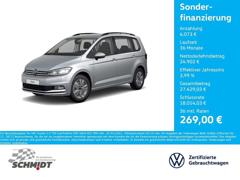VW Touran 28.535 km 30.975 € Bernsdorf 09337
