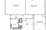Schicke 3 Raum Wohnung, Balkon, EBK, traumhaftes Bad